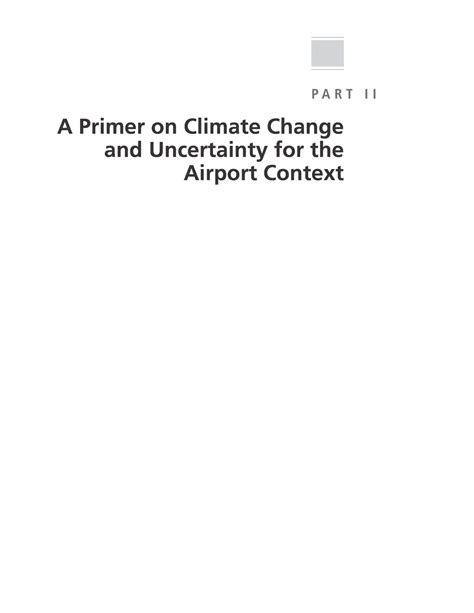 Part Ii A Primer On Climate Change And Uncertainty For
