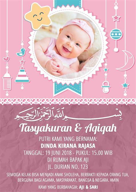 Get notified when design kad jemputan aqiqah kosong, wa: Cara Buat Kad Aqiqah Free Download