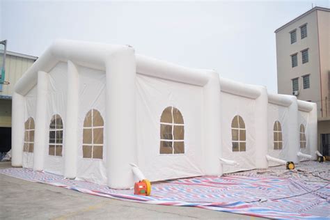 White Color 6m High Inflatable Tent Inflatable Wedding Tent
