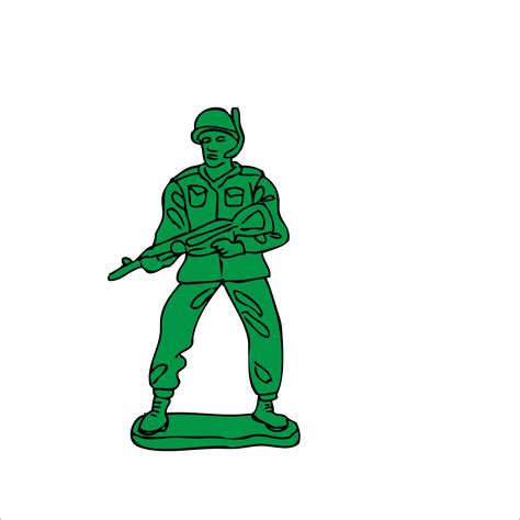 Toy Soldier Clip Art Green Army Men Clip Art Png Download Full