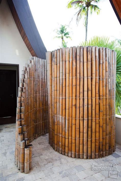 Some outdoor showers utilize a pit filled with rocks under the shower while other outdoor showers have the waste directed into the storm water or sewer system. Great Outdoor Shower Ideas for Refreshing Summer Time - Hative