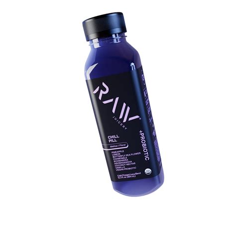 Relaxing Sleep Juice Chill Pill Raw Juicery