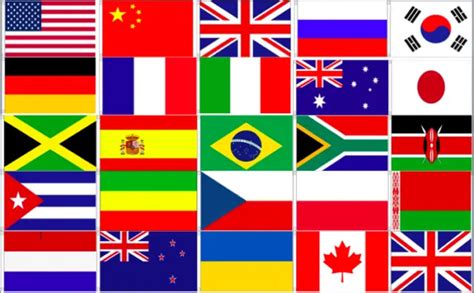 5x3 Flags 24 World Country Flags Bunting World Nations National Flag