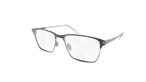 specsavers men s glasses clement gunmetal rectangular metal stainless steel frame £90