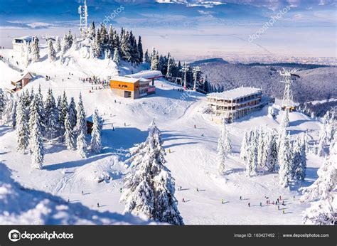 Mountain Ski Resort Romaniatransylvania Brasov Poiana Brasov Stock