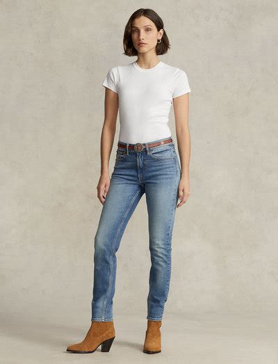 Polo Ralph Lauren Mid Rise Skinny Jean Skinny Jeans Boozt Com