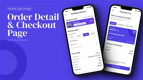 Order Detail & Checkout Page - Mobile App | Figma
