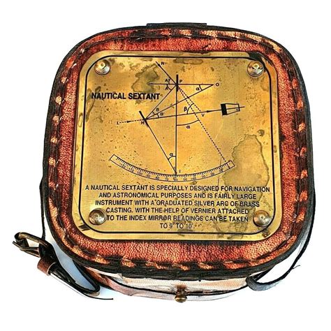 antique maritime nautical sextant telescope vintage marine etsy uk