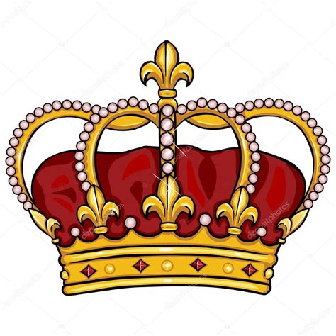 Vector Cartoon Royal Crown ⬇ Vector Image By © Nikiteev Vector Stock