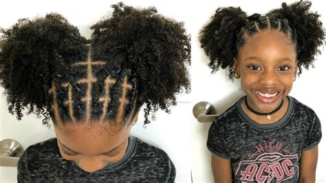 The bent twists are directed upward and forward to give. KIDS NATURAL HAIRSTYLES: Rubber Band Protective Style on ...