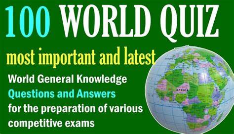 World Gk Quiz Questions And Answers 2022 Pdfexam