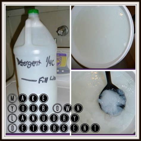 Homemade Liquid Landry Detergent | Diy cleaning products, Landry detergent, Detergent recipe