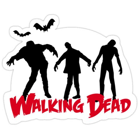 Walking Dead Stickers By Cheesybee Redbubble
