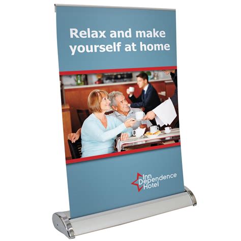 Mini Banner Stand Signs Makers Large Format Printing Photo On