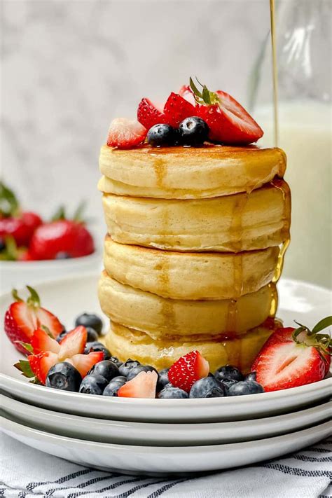 Fluffy Pancake Recipe For A Thick Delicious Delicious Stack 31 Daily