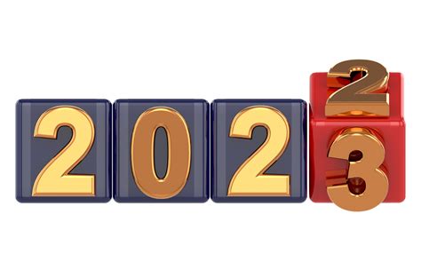 Free Ano Novo 2023 Estilo De Design Moderno Tipografia 3d Do Logotipo