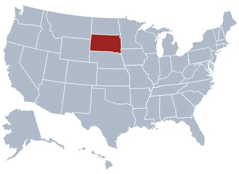 South Dakota State Information Symbols Capital Constitution Flags