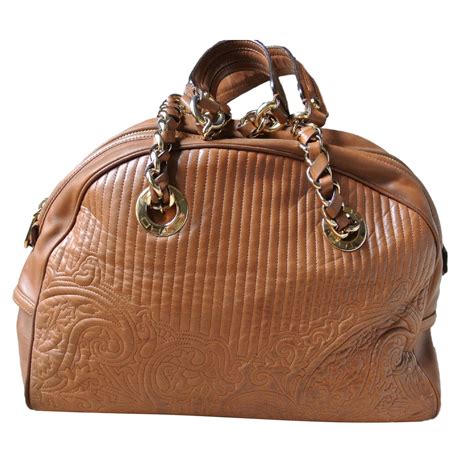 Etro Handbags Brown Leather Ref12024 Joli Closet