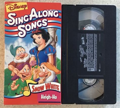 Disneys Sing Along Songs Snow White Heigh Ho Vhs Vrogue Co