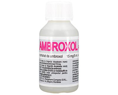 Ambroxol 15 Mg 5 Ml 100ml Rompharm Dr Max Farmacie