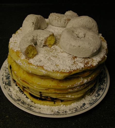 Powdered Pancake Donut Surpriseinspired By The Favorite Desert Of The