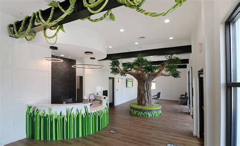 Modern Jungle Decor Enhances This Sleek Office Project Gallery Ids Kids
