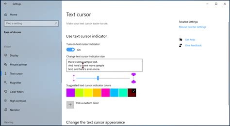 Jak dostosować wskaźnik kursora tekstowego w systemie Windows