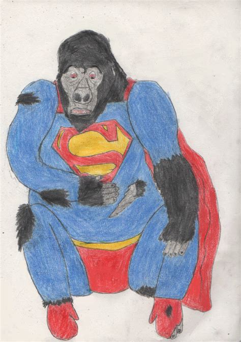 Superman Turns Into A Gorilla By Goodtimesroll44 On Deviantart