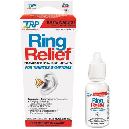 Ring Relief Homeopathic Ear Drops, 0.33 fl oz - Walmart.com