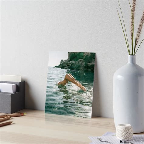 Jumping Naked In The Ocean Sexy Naked Woman Erotic Female Nude Art Board Print By Sensual
