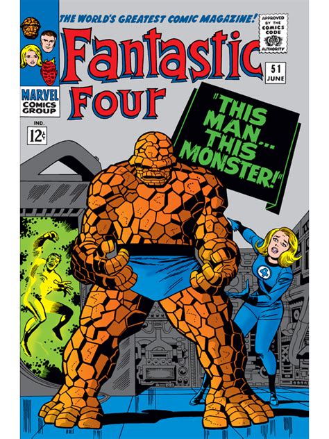 Classic Marvel Comics On Twitter Fantastic Four 51 Cover Dated June