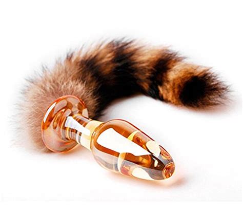 Buy Akstore Fetish Soft Wild Fox Tail Anal Plug Butt Missile Massager Waterproof Bullet
