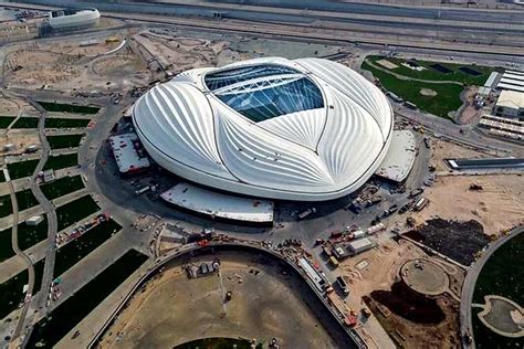 Pix Qatar Unveils Fully Air Conditioned World Cup Stadium Rediff Sports