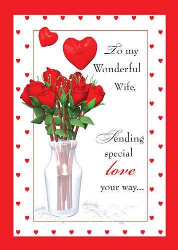 Your love fills my life with sweet fragrance and i am intoxicated. Red Roses For Your Wife. Free Family eCards, Greeting ...