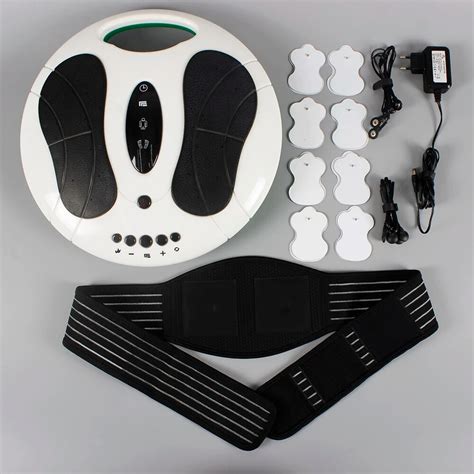 Electric Foot Massager Low Frequence Ems Muscle Stimulator Infrared Heating Physiotherapy Tens