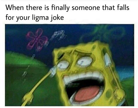 When Someone Finally Falls For Your Ligma Joke Ligma Know Your Meme