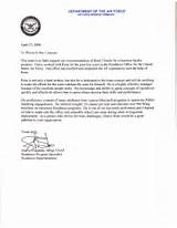 Military Academy Recommendation Letter Examples Photos
