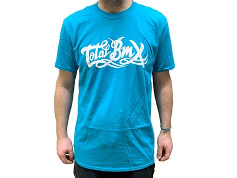 Total Bmx Original Logo T Shirt Blue Kunstform Bmx Shop