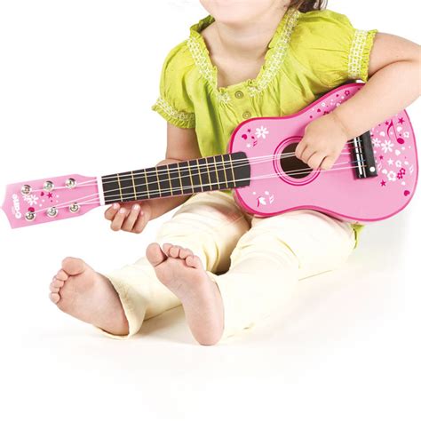 Tidlo Pink Flowers Guitar Wilko