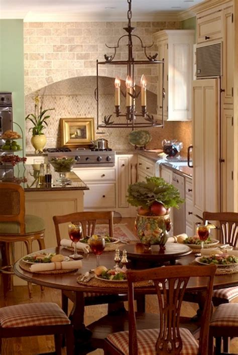 Crown molding is a good choice to frame the top. 40+ Gorgeous French Country Kitchen Design & Decor Ideas - Page 21 of 42
