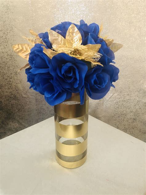Pin On Royal Blue And Gold Wedding Decor