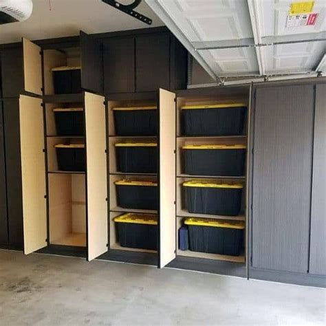 In this page, we'll provide you with some creative ideas you can apply in your own garage. Top 70 Best Garage Cabinet Ideas - Organized Storage Designs
