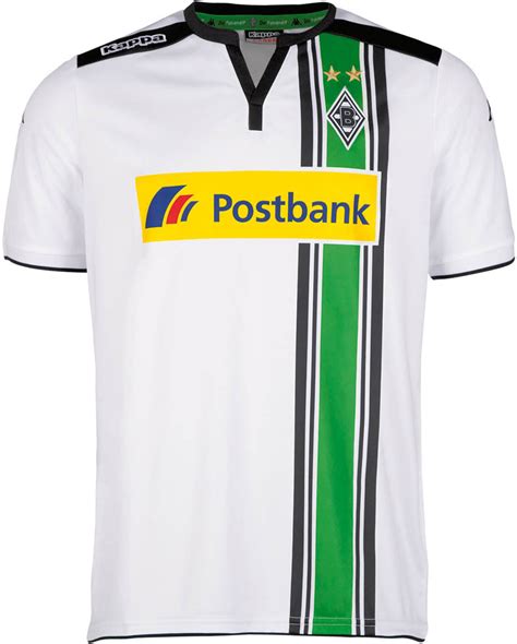 Hinzu kommt auf beiden schultern das logo des ausstatters. Borussia Mönchengladbach 15-16 Trikots veröffentlicht ...