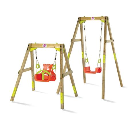 Plum Play Colobus Wooden Swingset With 2 Swings And Glider Buy Swings
