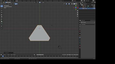 Blender Make Nice Rounded Triangle Curve Using Bevel Modifier Youtube