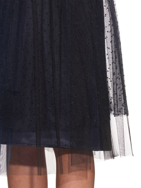 Embroidered Tulle Skirt Muveil Matchesfashion Us