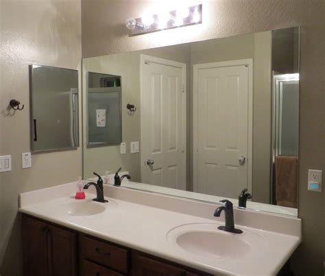 So today i'm showing you how to frame a bathroom mirror. 15 Inspirations Large Frameless Bathroom Mirror | Mirror Ideas