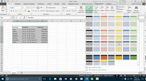 Como Hacer Una Tabla Con Excel 2013
