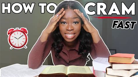 How To CRAM Everything FAST And REMEMBER It For Exams Grade A Tips YouTube
