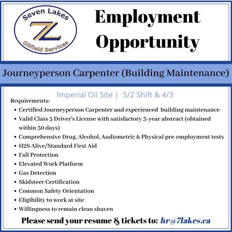 HIRING!! Seven Lakes is... - Seven Lakes Oilfield Services